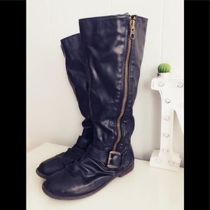 Faux Leather Tall Boots 👢